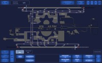 Airport lighting control panel (designed for touch screens)